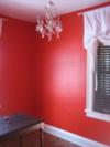 Edge Red paint color on the walls