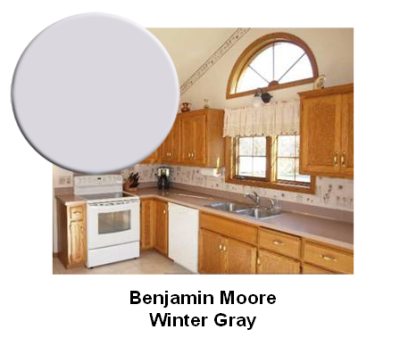BM Winter Gray paint color